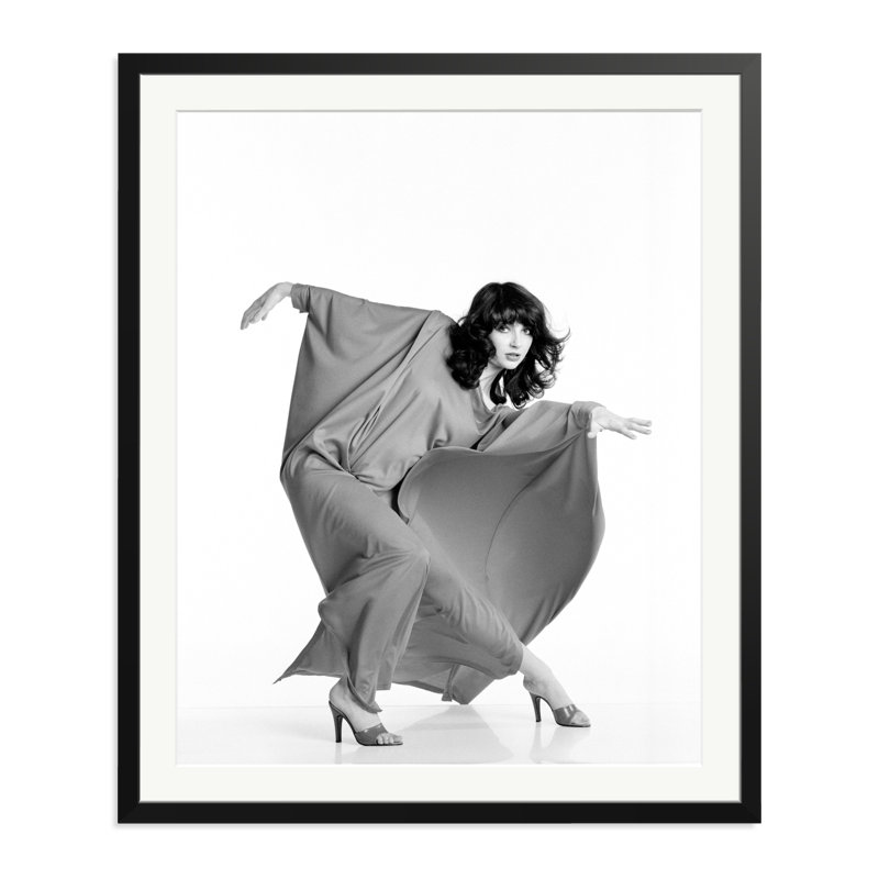 Kate Bush, 1978, 38" H x 32" W, Black