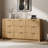 9-Drawer Dresser For Bedroom, 57''W Modern Storage Dressers Chest Of Drawers W/ Curved Edge-1061561194