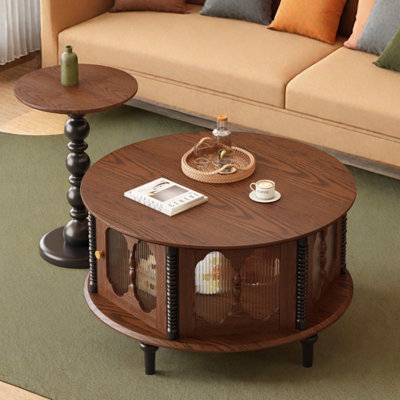 Table basse rétro et niche