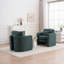 Fauteuil de coin arrondi et moderne convenant à de nombreux cas de figure dans des espaces modernes-697878264