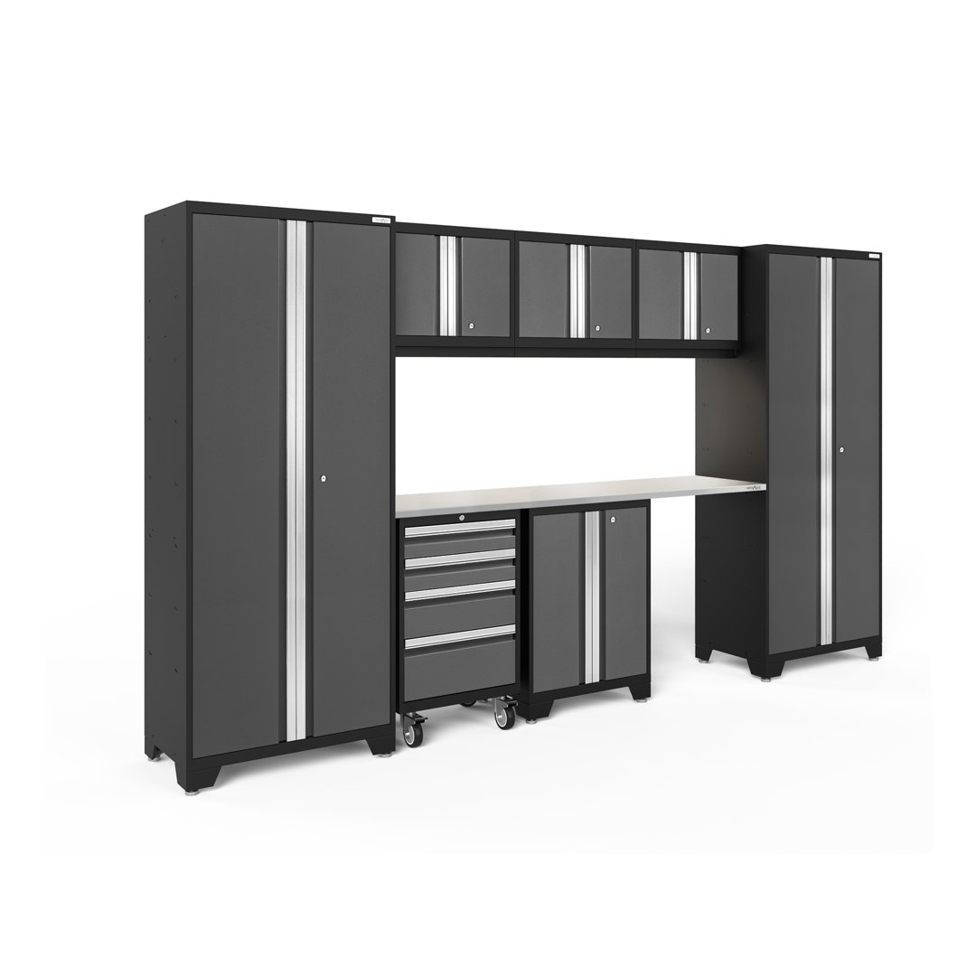 Bold Series 8 Piece Storage Cabinet Set NewAge Products 