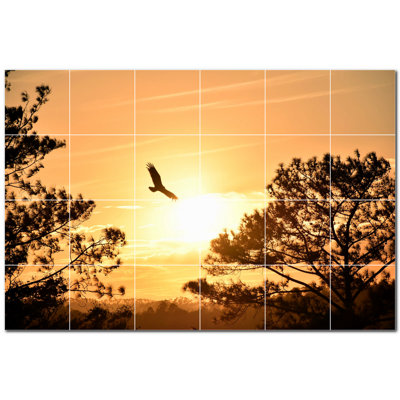 6'' x 6'' Satin Ceramic Decorative Mural