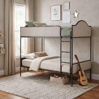 Gammill Forged Steel Upholstered Bunk Bed