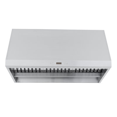 Hotte murale PROLINE de 42 pouces, conduit, 2000 pi³ / min, acier inoxydable, lumières DEL, commande tactile ACL, moteur de soufflage ULTRA-SILENCIEUX, 4 vitesses, garantie de 3 ans