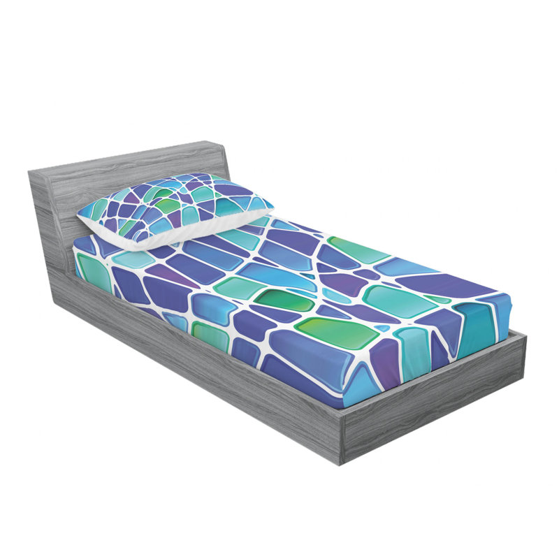 Microfiber Sheet Set, Twin Sheet Set with Fitted Sheet