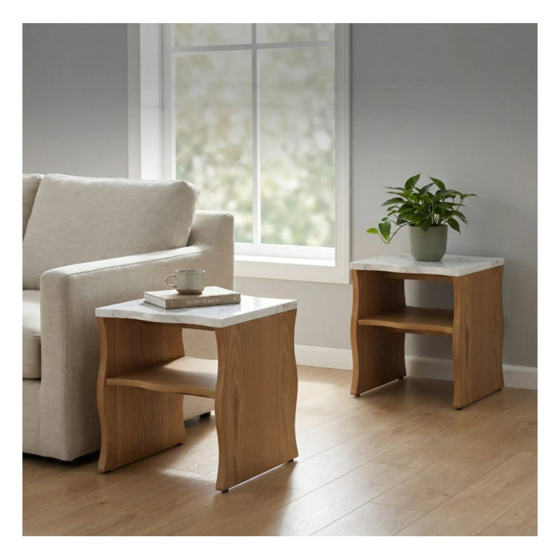 Table de bout avec rangement Whisper of Waves