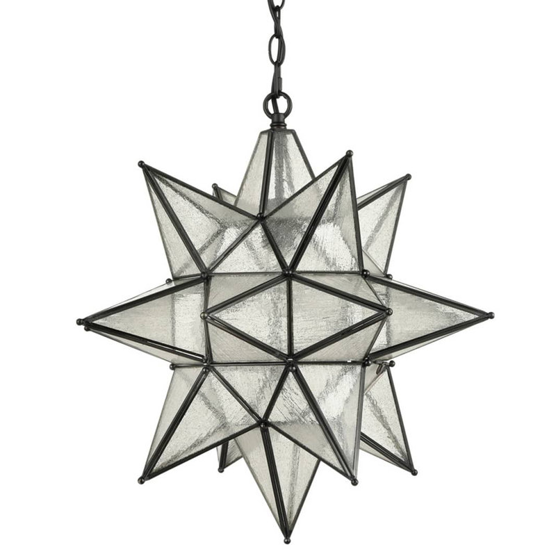 1 - Light Black Single Pendant, Black, 18.89" H x 18.89" W 18.89 " D