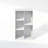 Ebern Designs Reed Reversible Open Shelf Multipurpose Bookcase, Storage Organizer, White-1404410363