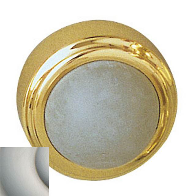 1.75" Concave Wall/Handle Bumper, Satin Nickel