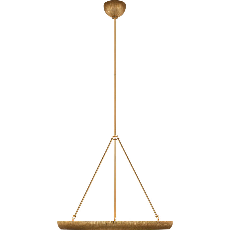 Kelly Wearstler 1 - Light LED Chandelier, 24.75" H x 30" W x 30" D, Gild