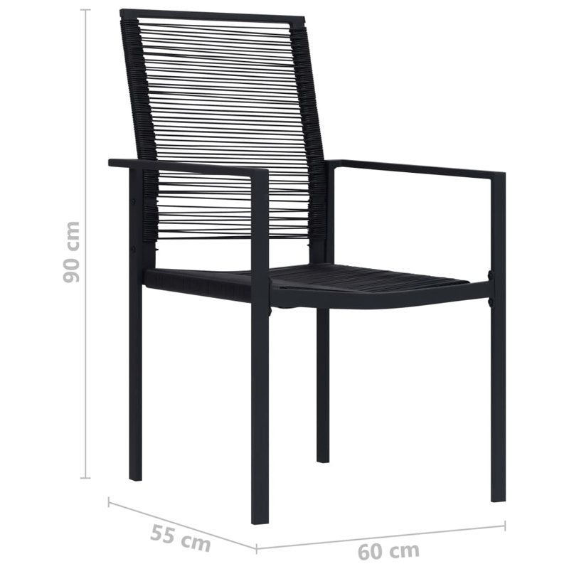 Chaise de jardin en PVC