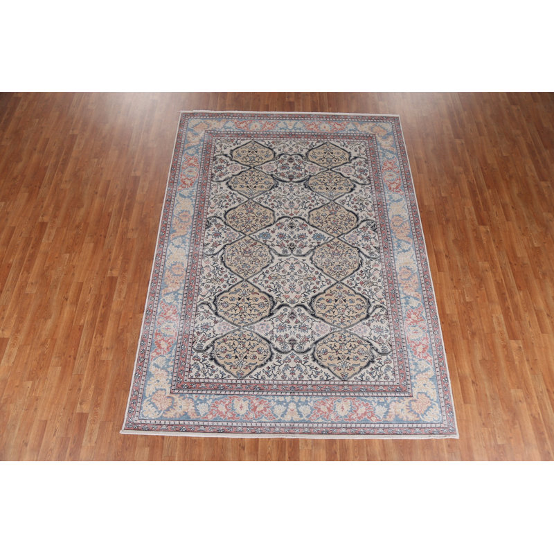 Tapis oriental en laine Bakhtiari noué à la main 7 x 10