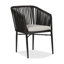 Ensemble de chaises de patio d'extérieur Real Flame Bodhi 2 pièces avec coussins Sunbrella en tissu d'avoine