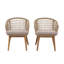Chaise d'extérieur en corde tissée avec coussins-1459619104