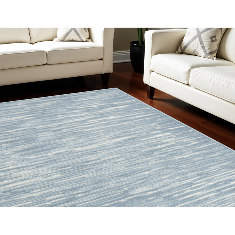 Tapis bleu 8 pi x 10 pi