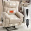 Fauteuil inclinable électrique à deux positions avec massage à chaleur, porte-gobelet dissimulé et télécommande-203502882