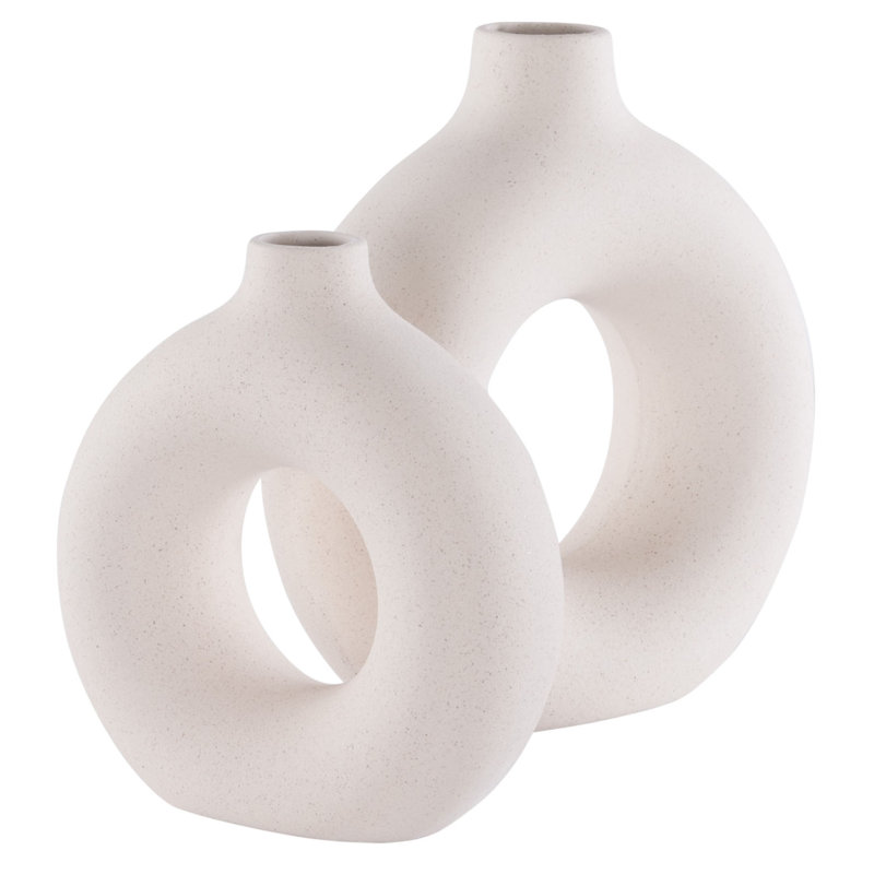 Vase de table en céramique Aionna