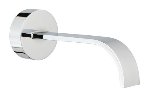 Spring Wall Tub Spout, Polished Chrome