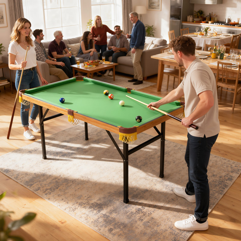 HOMCOM 120cm L Pool Table