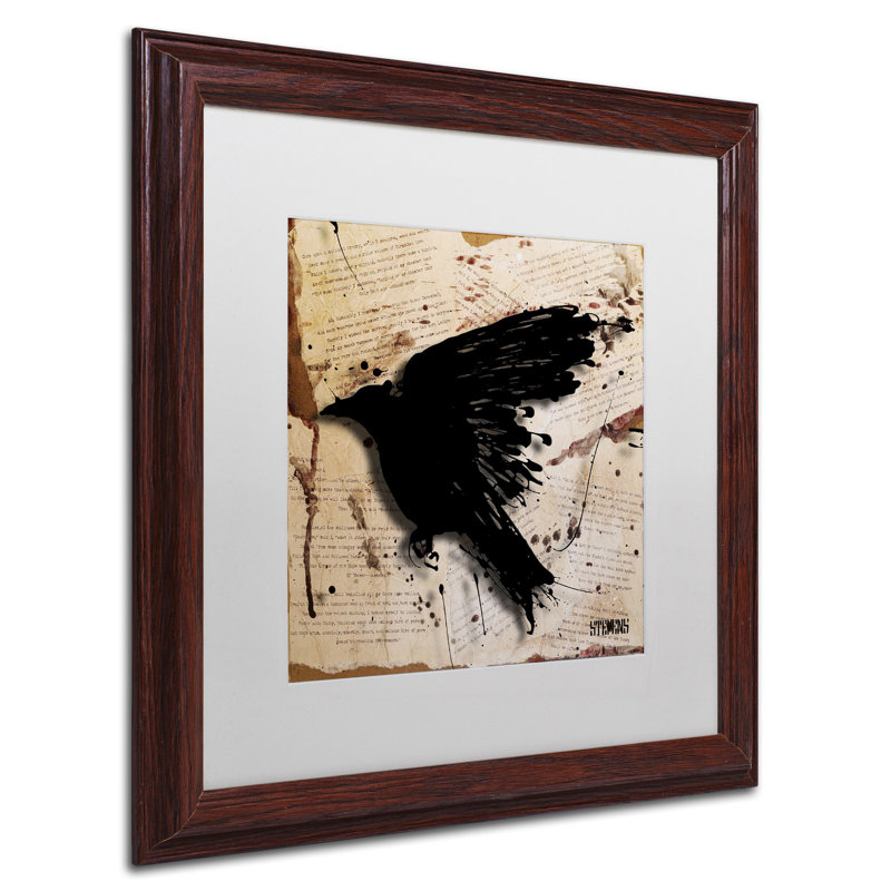 The Raven 3 - Impression sur toile, H 16 po x l 16 po x P 0,5 po