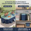 PVC pliable, piscine gonflable, rangement simple, grande capacité d'injection d'eau-115122052
