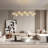 16 - Lights Gold Chandelier Mid Century Modern Chandelier For High Ceilings Sputnik Chandeliers For Dining Room