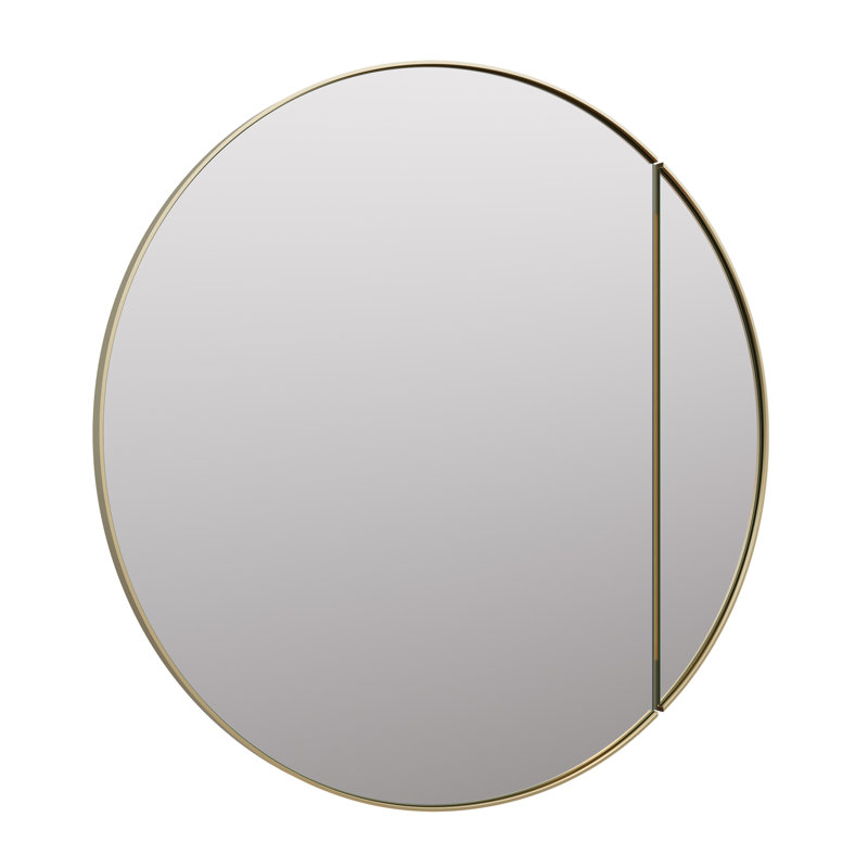 Recessed or Surface Mount Framed Medicine Cabinet, Bronze