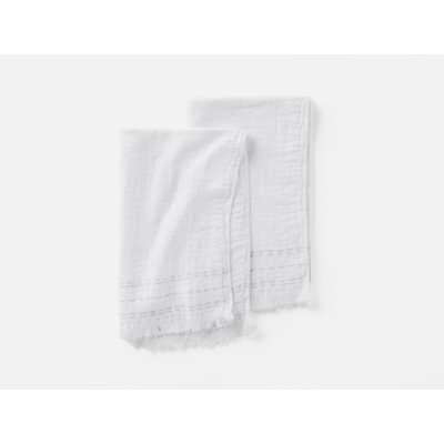 Alder Organic Cotton Embroidered Tea Towel Kitchen Towel