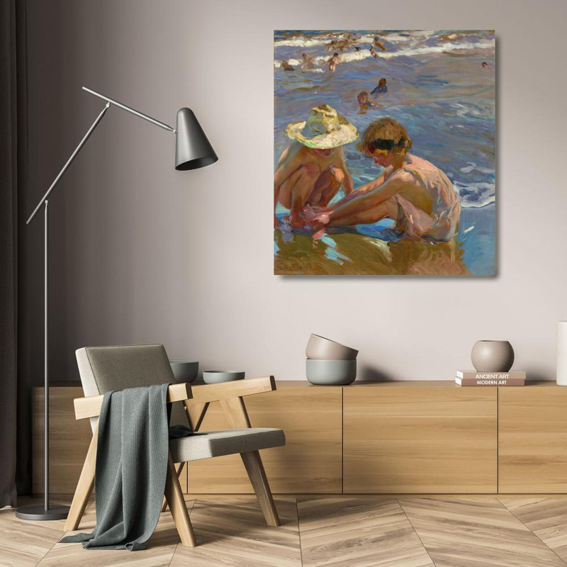 «The Wounded Foot» par Joaquin Sorolla - Art mural sur toile tendue avec châssis, H 24 po x l 17 po