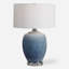 Lampe de table bleue 26,5 po Avalynn