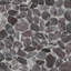 Waterbrook 12" x 12" Medium Sliced Pebble Mosaic Tile in Rosso Levanto