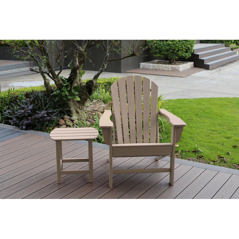 St Charles Square Outdoor Side Table , 15 " W, Beige