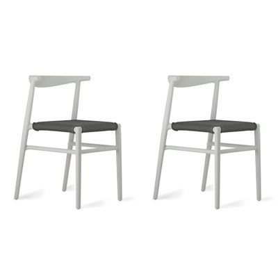 Ensemble de 2 chaises empilables Joi
