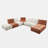 Cristeen Contemporary Modular - Armless Chair