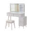 Modern Makeup Vanity Desk With LED Lights & Mirror-1041955736
