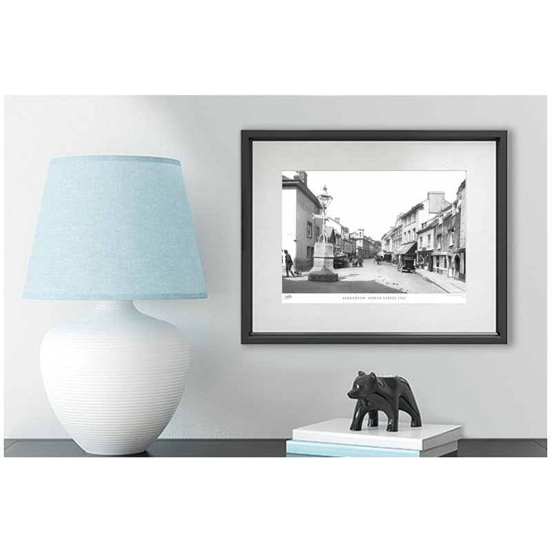 Ashburton, North Street 1922 - Single Picture Frame Print, 28cm H x 36cm W x 2.3cm D