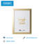 Tableau blanc magnétique personnel effaçable à sec avec accessoires MasterVision Kamashi «Laugh out Loud», décoration murale, 24 po x 18 po, cadre en bois doré-25402667
