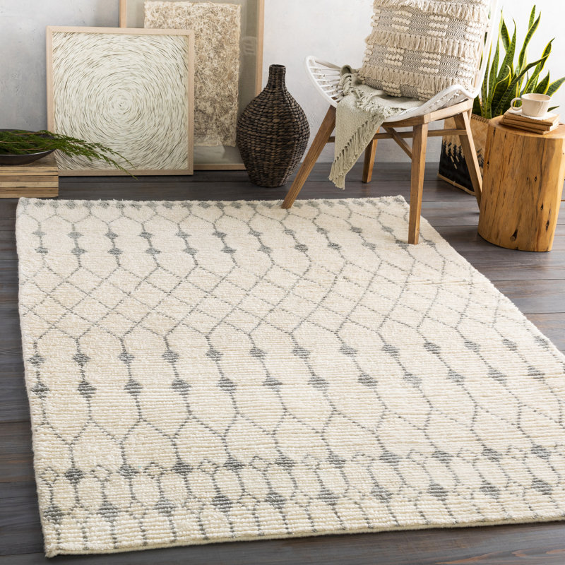 Hiltner Wool Indoor Rug, Rectangle 8'10" x 12'