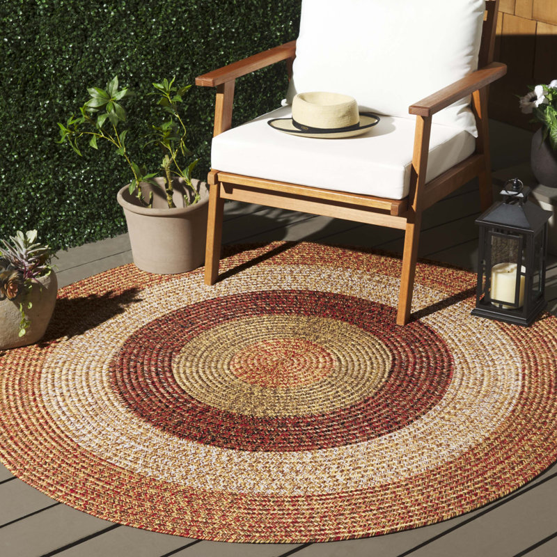 Tapis intérieur / extérieur lavable à la machine Raynette Performance, Rond 5 pi
