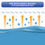 Couverture solaire de 12 mil pour piscines hors sol ovales - transparente-9784689