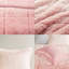 Édredon très grand / très grand - fard à joues dégradé rosé, doux, chaud, rosé, lavable à la machine, douillet et chaud