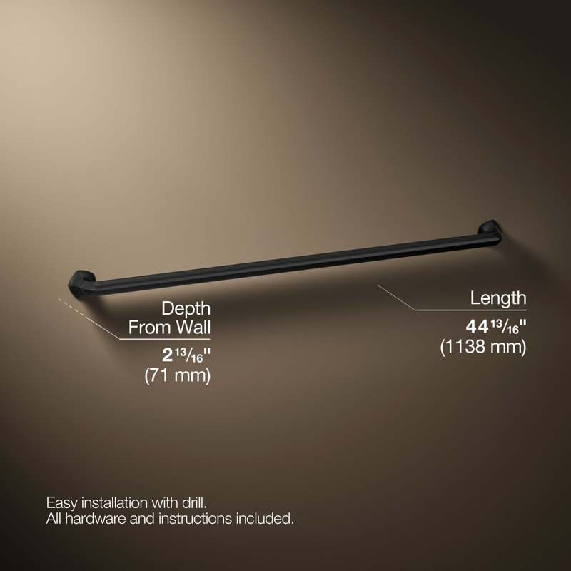 Occasion Grab Bar, 42", Matte Black