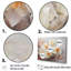 Minimalisme blanc et orange jonquilles Blossom - ensemble de décorations murales jonquilles-107753083