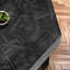 Table de salon octogonale en bois avec pieds en métal noir antique, table basse en bois rétro élégante, base-1519417870