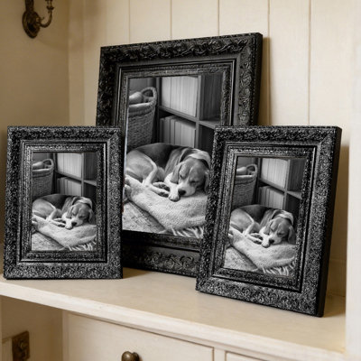Cadre 11 pi x 14 po noir 1 pièce pour décor de salon