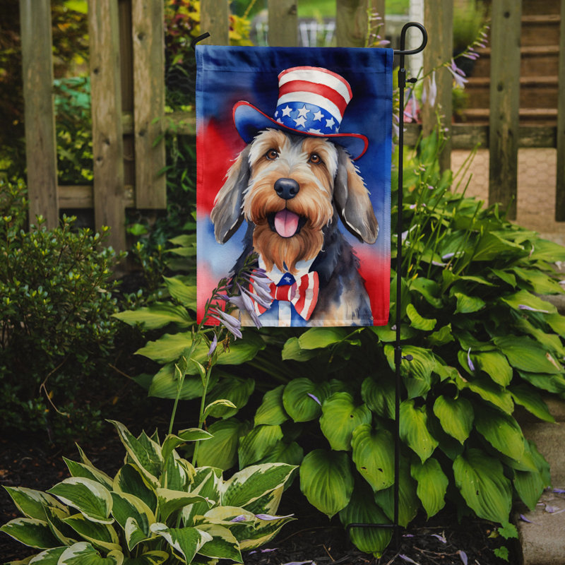 Drapeau patriotique du jardin américain, Chien à loutre