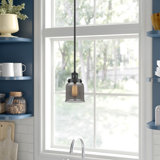 Luminaire suspendu en forme de cloche à 1 lumière Clara