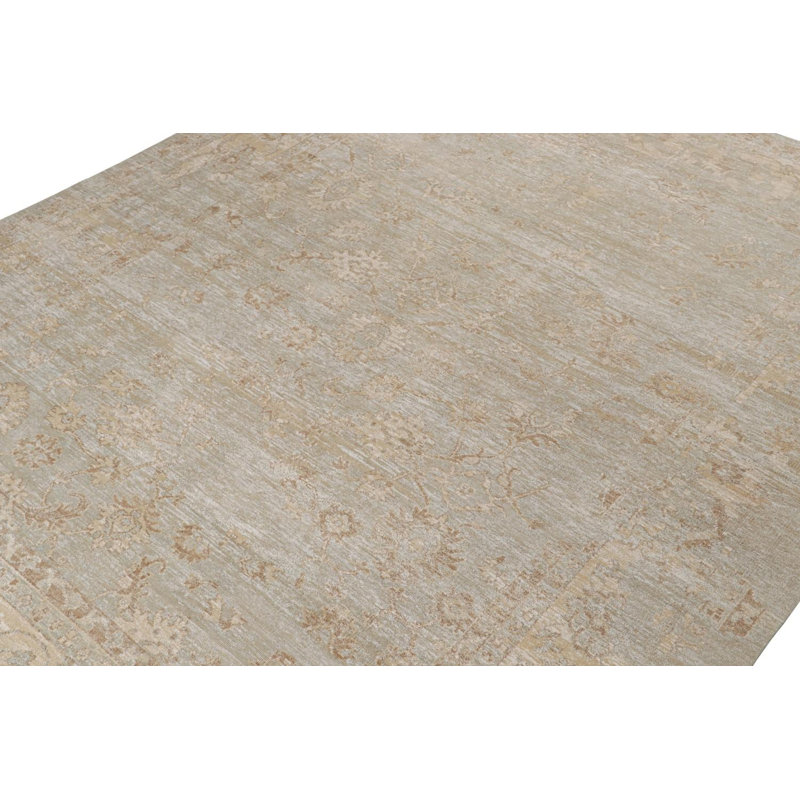 One-of-a-Kind Hand Knotted Area Rug, Rectangle 11'8" x 15'1"