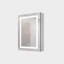 Armoire de toilette avec miroir DEL 20 x 28 pouces - Effet brume, étanche, intensité réglable, tactile, 3000K/6000K, fixation murale. Intensité réglable. 6000K, éclairage, interrupteur, tablette