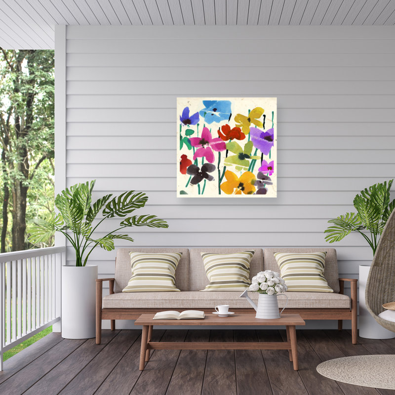 Fleurs bologniques, H 18 po x l 18 po